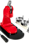 25mm Button & Badge Maker Machine with 500 Parts – Manual Press – Red – 1228800 - with | Sold by Uncle Wiener's Wholesale
