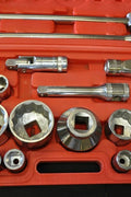 26 - Piece Impact Socket Set – 3/4" & 1" Drive, Metric & SAE Sizes - with METRIC 26 PCS | Sold by Uncle Wiener's Wholesale
