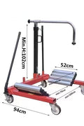 2645 lb hydraulic tire lift for tractors – heavy-duty wheel mount cart for farm and industrial tires
