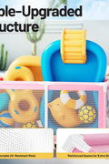 280 - Gallon Extra Large Pool Storage Bin – 69" Rolling Mesh Organizer (Pink) - with | Sold by Uncle Wiener's Wholesale