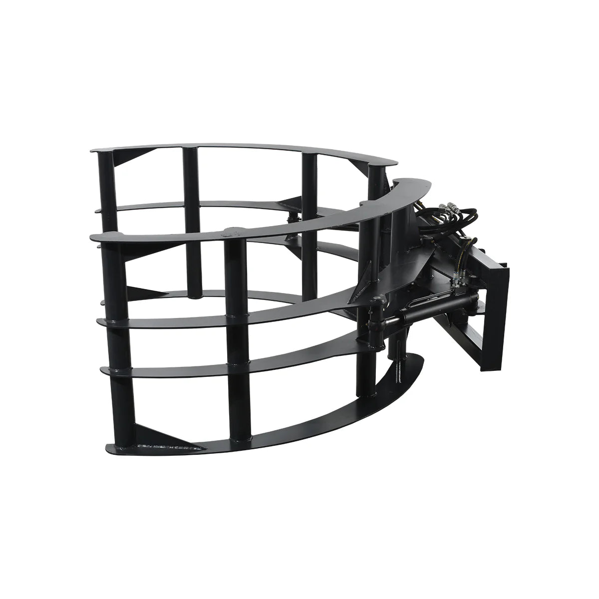2,800 lb Capacity Skid Steer Bale Grab Attachment – Dual 2″×10″ Hydraulic Cylinders, Stack & Carry Round Bales SU385481 - with | Sold by Uncle Wiener's Wholesale