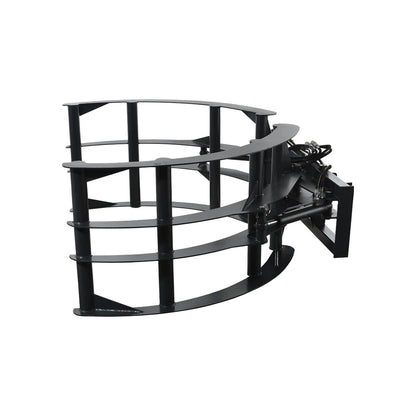 2,800 lb Capacity Skid Steer Bale Grab Attachment – Dual 2″×10″ Hydraulic Cylinders, Stack & Carry Round Bales SU385481 - with | Sold by Uncle Wiener's Wholesale