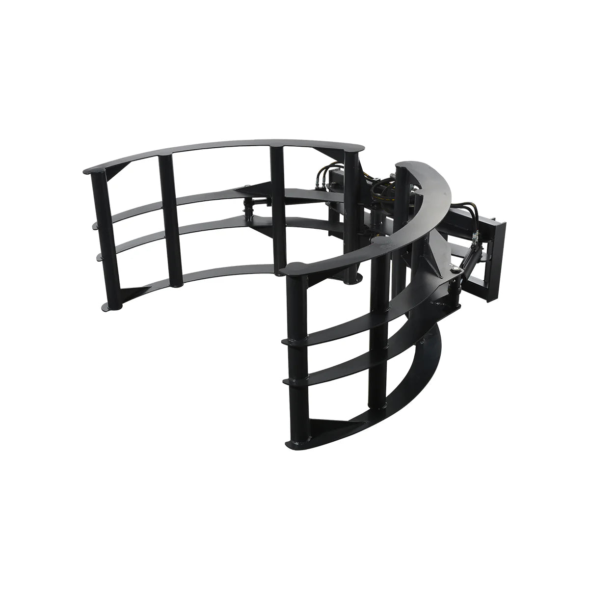 2,800 lb Capacity Skid Steer Bale Grab Attachment – Dual 2″×10″ Hydraulic Cylinders, Stack & Carry Round Bales SU385481 - with | Sold by Uncle Wiener's Wholesale