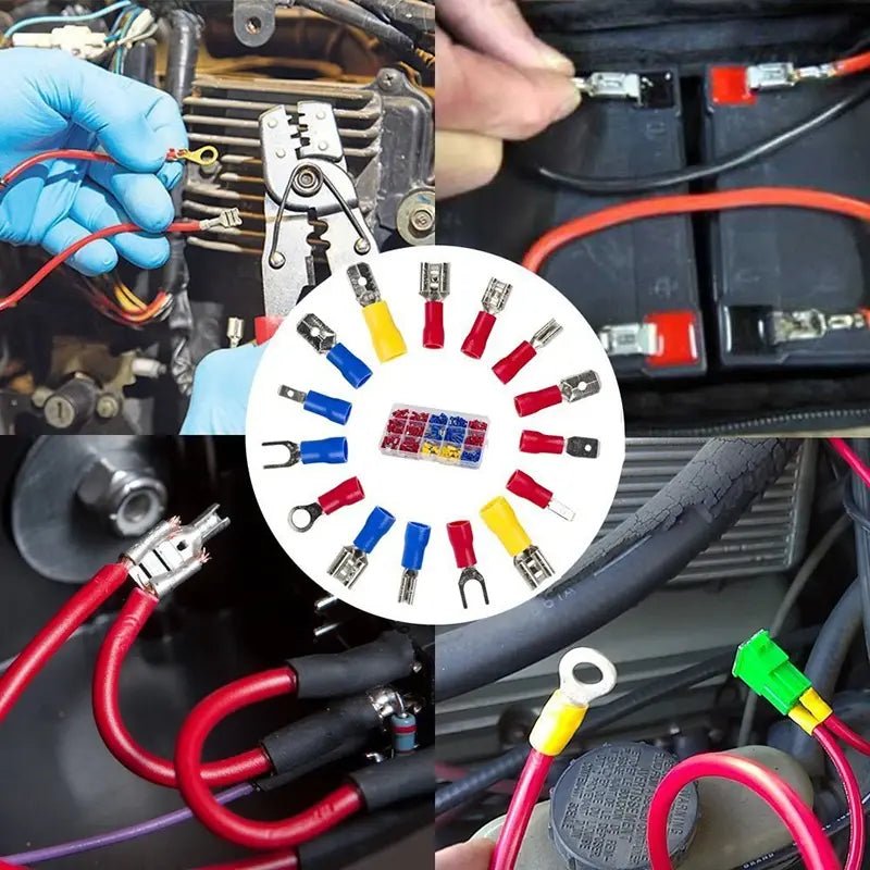 280pcs Spade Insulated Terminals Cable Connector Kit CZ0100014 - with | Sold by Uncle Wiener's Wholesale