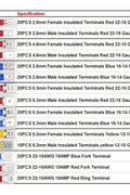 280pcs Spade Insulated Terminals Cable Connector Kit CZ0100014 - with | Sold by Uncle Wiener's Wholesale