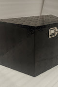 29" Black Aluminum Trailer Tongue Tool Box – Weatherproof Lockable Storage Chest for A - Frame Utility & RV Trailers – AB29162 - with | Sold by Uncle Wiener's Wholesale
