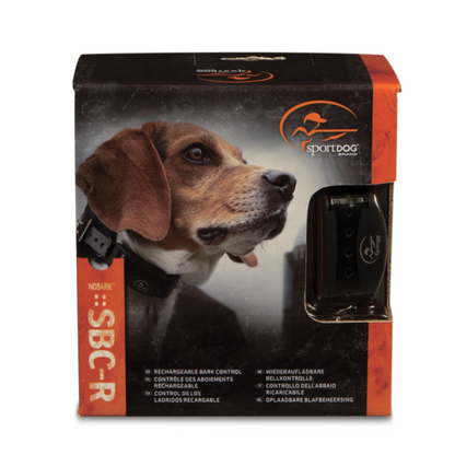 SportDOG NoBark SBC-R Rechargeable Waterproof Bark Control Collar – Programmable Dog Training Collar
