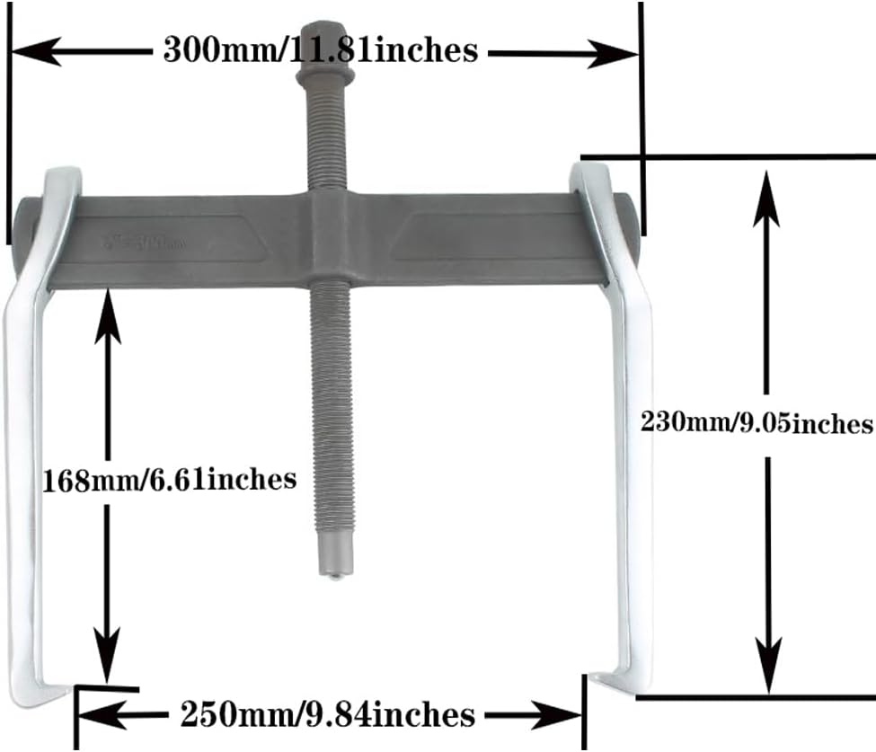 2-Jaw Gear Puller 4" 8" 12" Heavy-Duty Bearing Pulley Removal Tool 2JLM