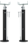 2PK RV Stabilizer Jacks – Heavy - Duty Steel Construction | 5000 LB Capacity - with Crank - Handle Stabilizer Jacks | Sold by Uncle Wiener's Wholesale