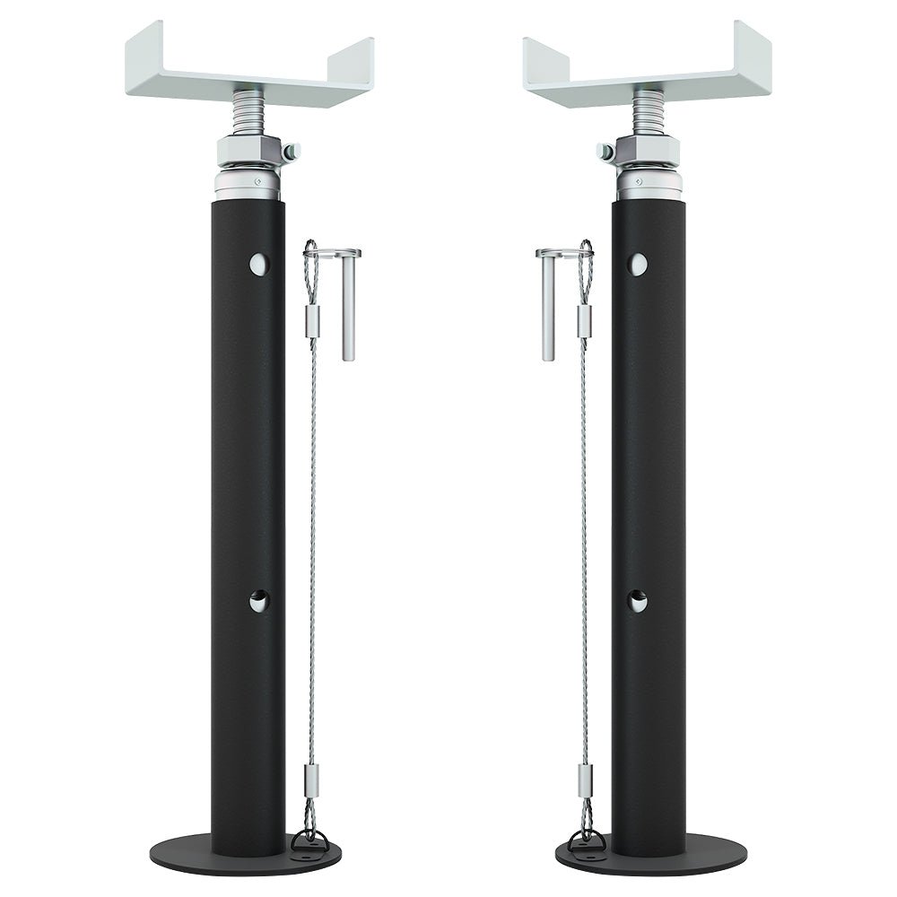 2PK RV Stabilizer Jacks – Heavy - Duty Steel Construction | 5000 LB Capacity - with Crank - Handle Stabilizer Jacks | Sold by Uncle Wiener's Wholesale