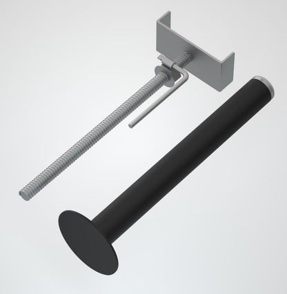 2PK RV Stabilizer Jacks – Heavy - Duty Steel Construction | 5000 LB Capacity - with Crank - Handle Stabilizer Jacks | Sold by Uncle Wiener's Wholesale