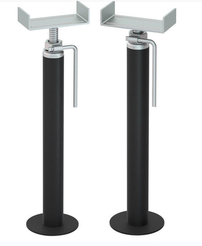 2PK RV Stabilizer Jacks – Heavy - Duty Steel Construction | 5000 LB Capacity - with Crank - Handle Stabilizer Jacks | Sold by Uncle Wiener's Wholesale