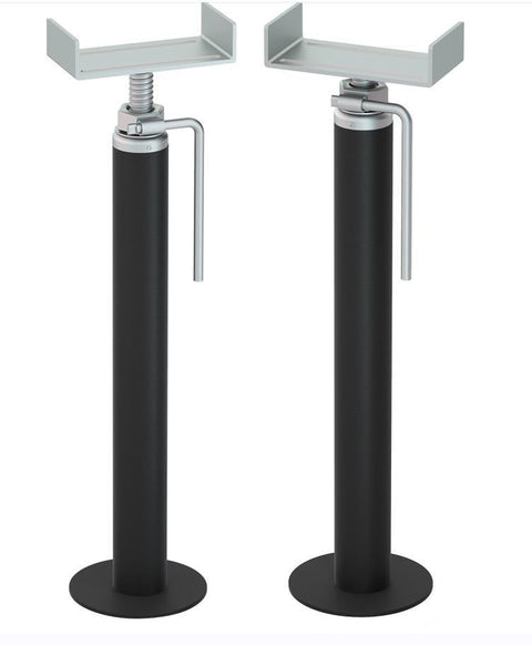 2PK RV Stabilizer Jacks – Heavy - Duty Steel Construction | 5000 LB Capacity - with Crank - Handle Stabilizer Jacks | Sold by Uncle Wiener's Wholesale