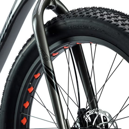 Northrock XCF Fat Tire Mountain Bike 26 Inch – Shimano CUES 10-Speed, Aluminum Frame, Disc Brakes, Anthracite