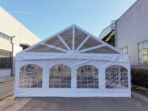 New 20x40 PVC Commercial Grade Transparent Party Tent with Ground Bar – 0W2040