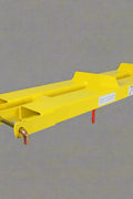 Fork-mounted towing jib attachment with yellow finish

Forklift towing jib with 4,400 lb lifting hook

Heavy-duty forklift jib with safety locking bar

Warehouse-ready towing jib for pallet forks

Yellow towing attachment for industrial lifting