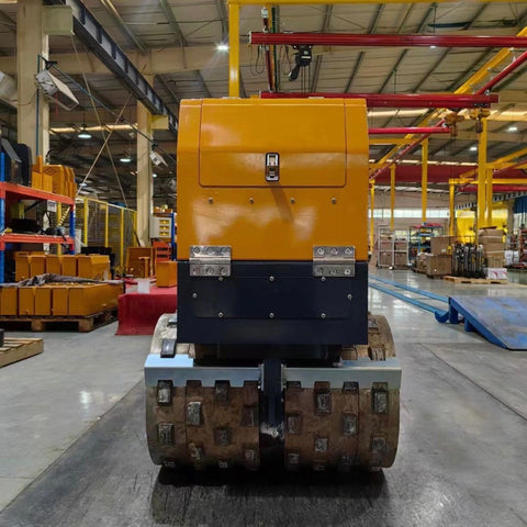 Front View of STORIKE 1114418 Remote-Controlled Trench Roller

Remote Control Device for Trench Roller Compactor

Side View of Heavy-Duty Soil Compactor Roller

STORIKE Trench Roller in Industrial Setting

Rear Angle of Remote-Controlled Soil Compactor