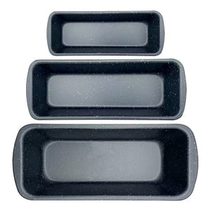 3-Piece Rectangle Bread Mold Set Non-Stick Loaf Pans 220532