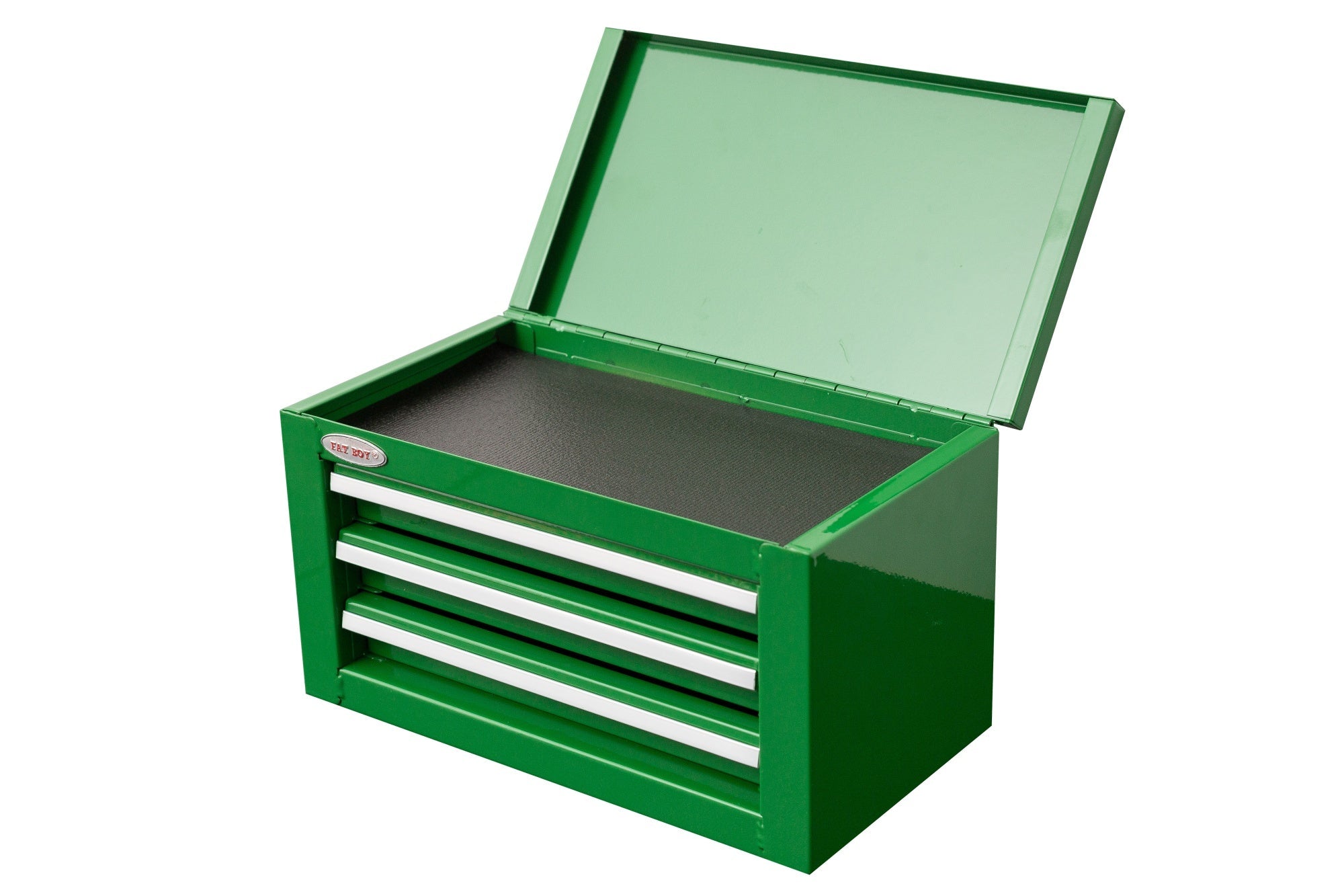 3 - Drawer Mini Tool Chest – Portable Steel Toolbox with Top Storage & PVC - Lined Drawers | Multiple Colors - Hand Tools with JD Green | Sold by Uncle Wiener's Wholesale