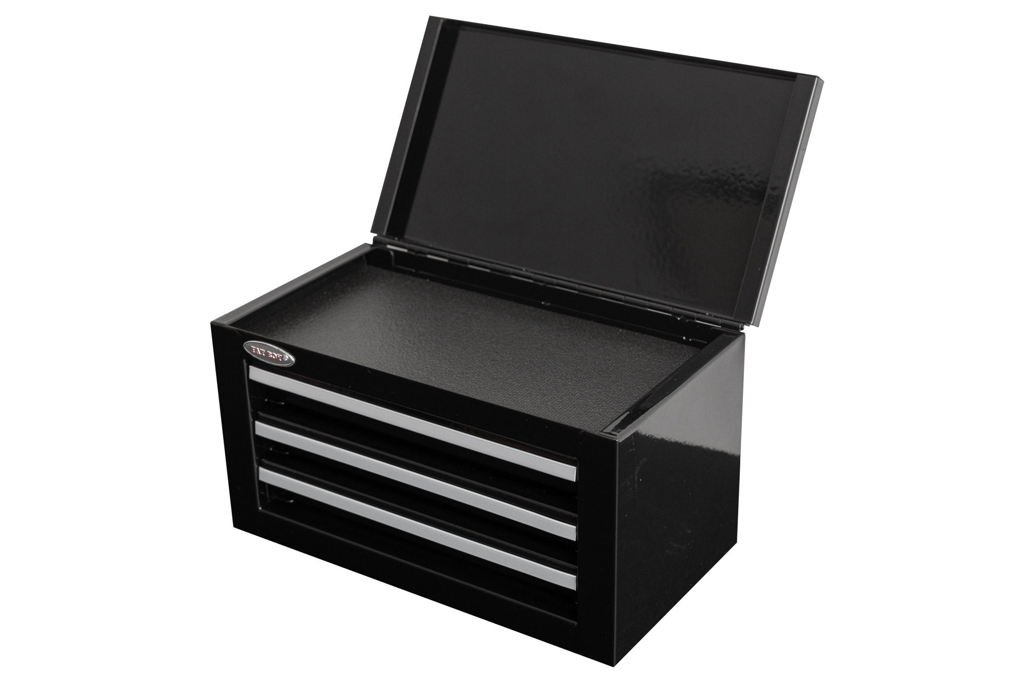 3 - Drawer Mini Tool Chest – Portable Steel Toolbox with Top Storage & PVC - Lined Drawers | Multiple Colors - Hand Tools with Black / Red | Sold by Uncle Wiener's Wholesale