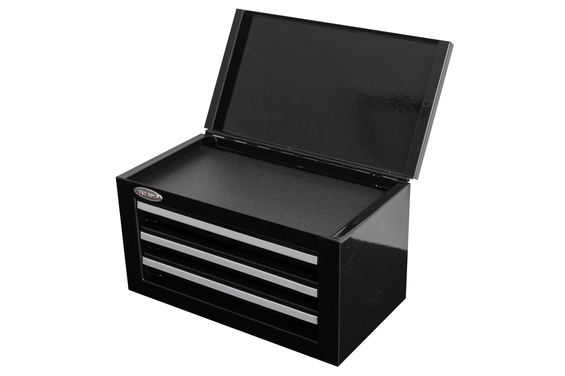 3 - Drawer Mini Tool Chest – Portable Steel Toolbox with Top Storage & PVC - Lined Drawers | Multiple Colors - Hand Tools with Black / Red | Sold by Uncle Wiener's Wholesale