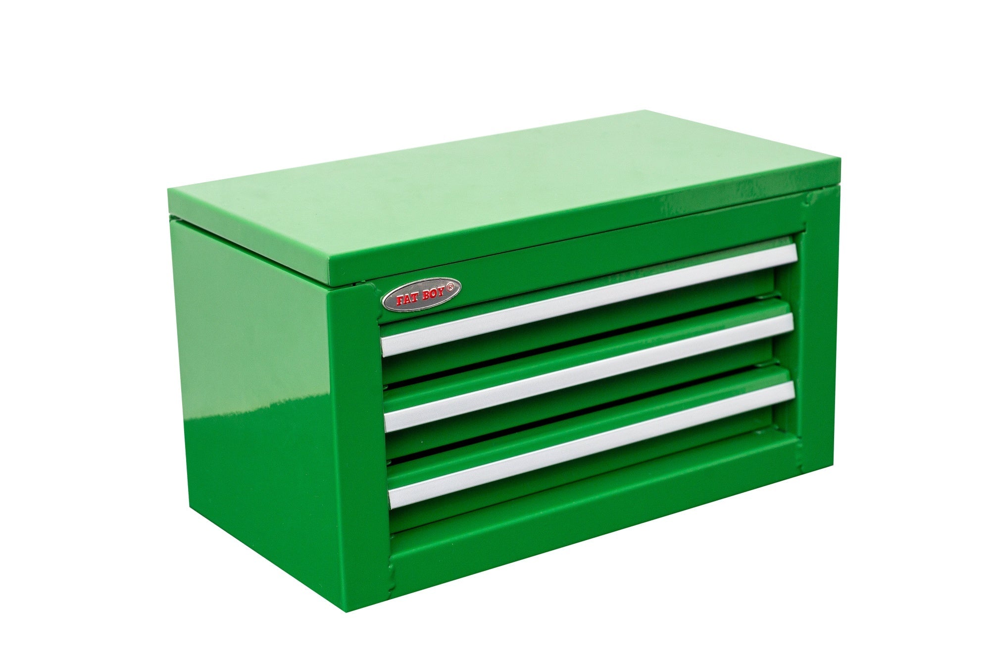 3 - Drawer Mini Tool Chest – Portable Steel Toolbox with Top Storage & PVC - Lined Drawers | Multiple Colors - Hand Tools with JD Green | Sold by Uncle Wiener's Wholesale