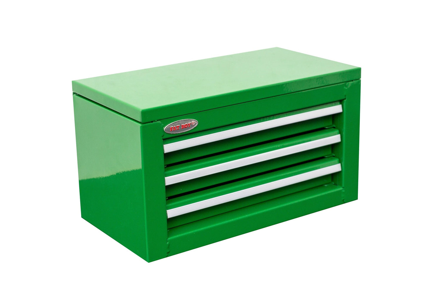 3 - Drawer Mini Tool Chest – Portable Steel Toolbox with Top Storage & PVC - Lined Drawers | Multiple Colors - Hand Tools with JD Green | Sold by Uncle Wiener's Wholesale