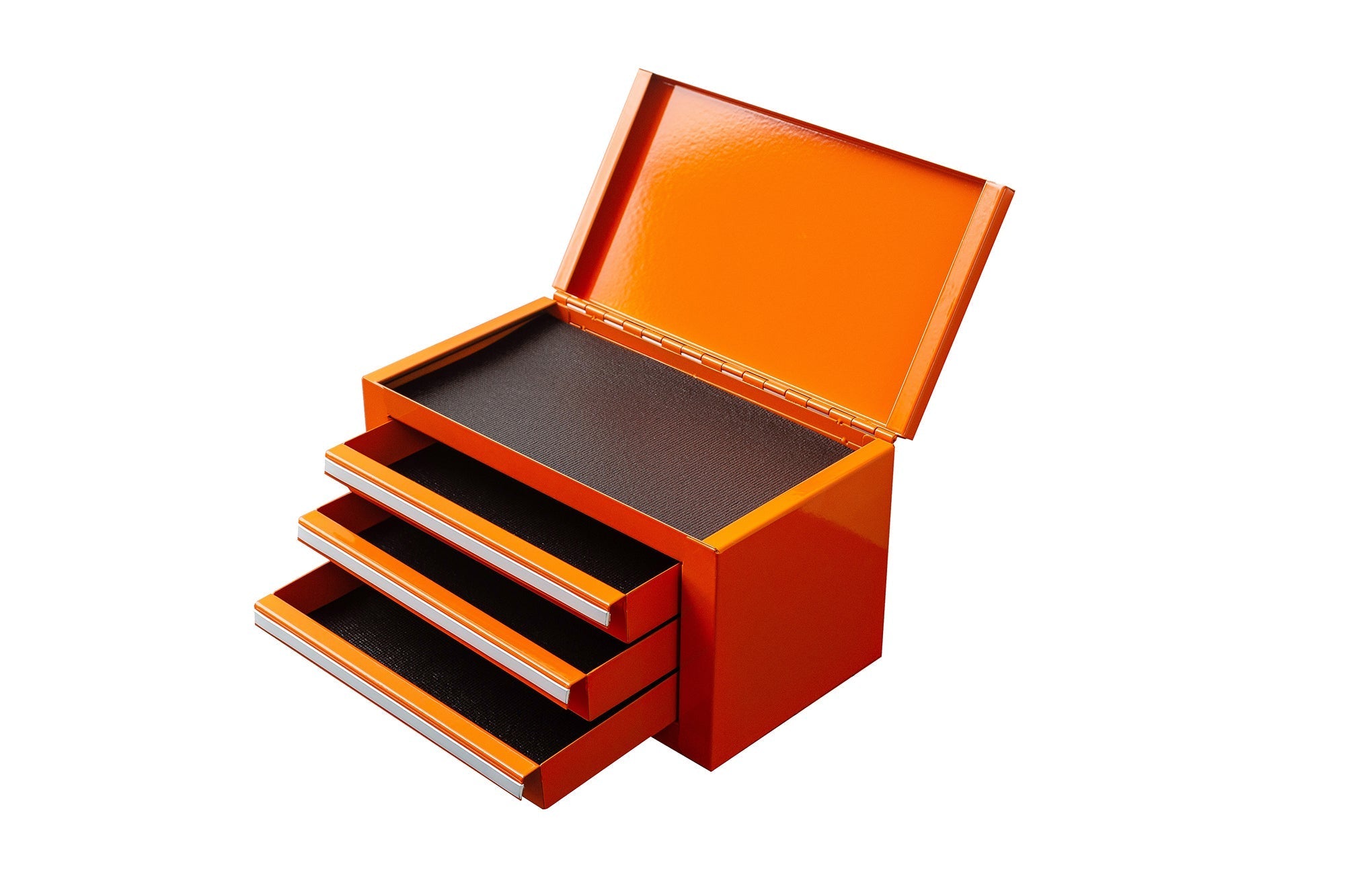 3 - Drawer Mini Tool Chest – Portable Steel Toolbox with Top Storage & PVC - Lined Drawers | Multiple Colors - with | Sold by Uncle Wiener's Wholesale