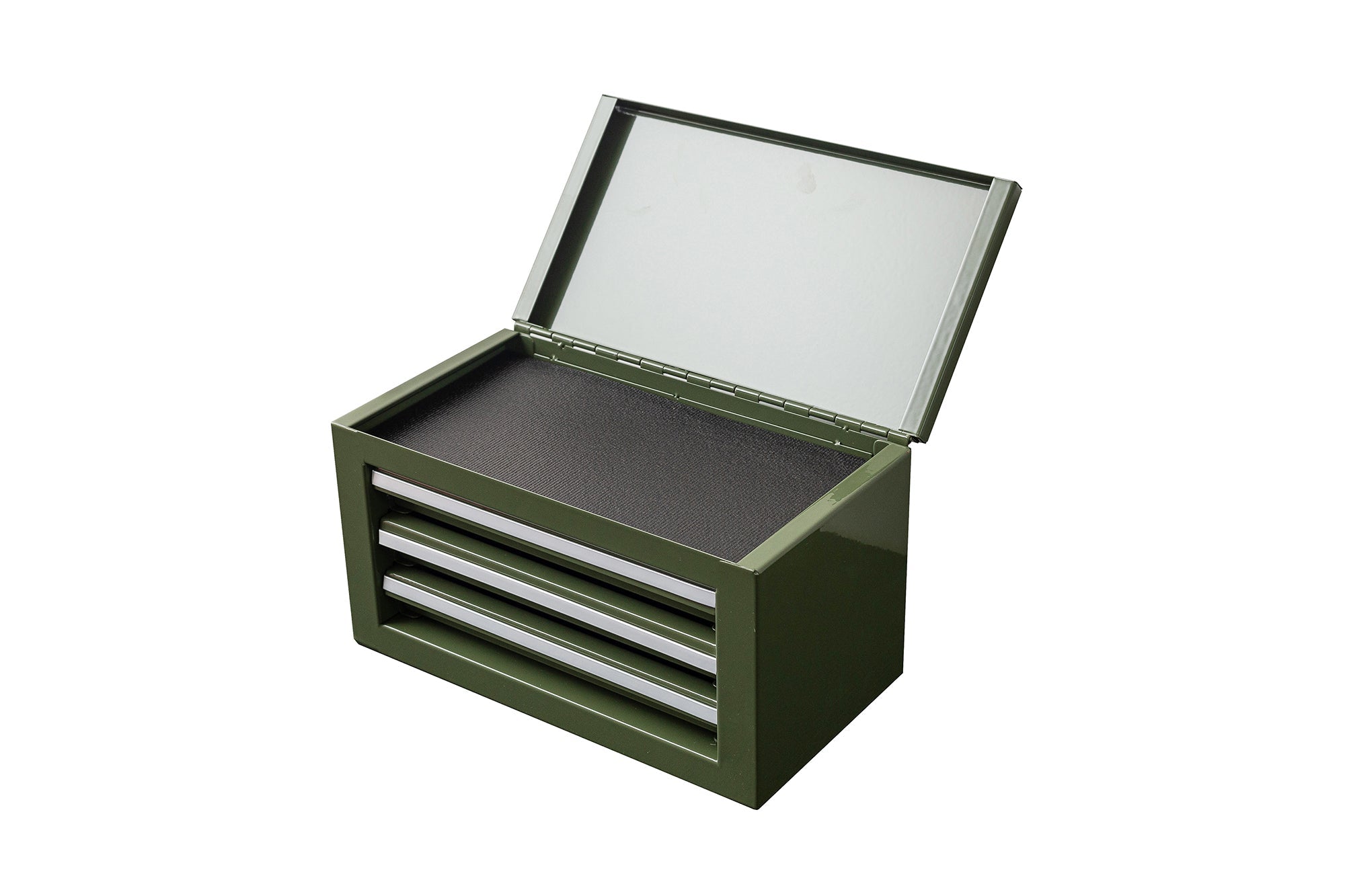 3 - Drawer Mini Tool Chest – Portable Steel Toolbox with Top Storage & PVC - Lined Drawers | Multiple Colors - with | Sold by Uncle Wiener's Wholesale