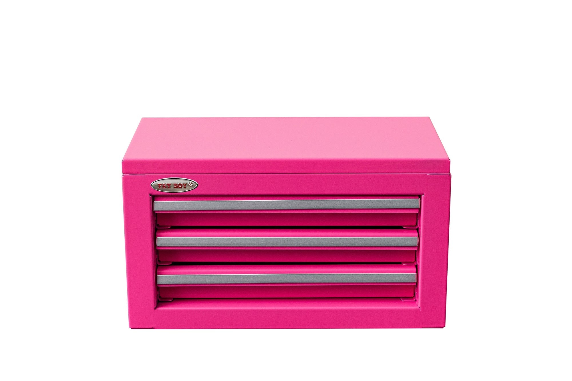 3 - Drawer Mini Tool Chest – Portable Steel Toolbox with Top Storage & PVC - Lined Drawers | Multiple Colors - with Pink | Sold by Uncle Wiener's Wholesale