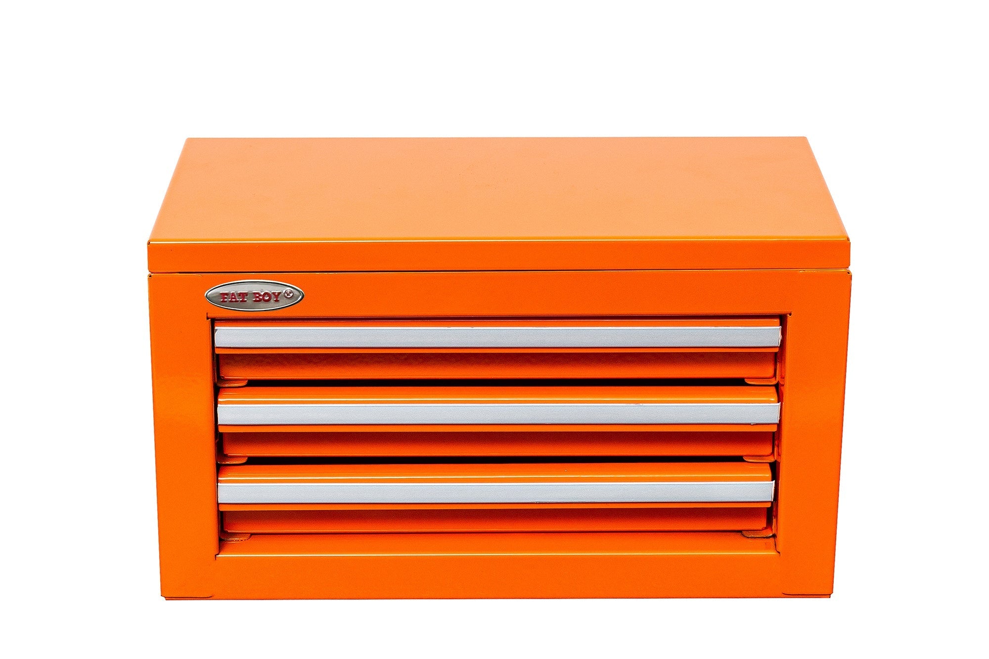3 - Drawer Mini Tool Chest – Portable Steel Toolbox with Top Storage & PVC - Lined Drawers | Multiple Colors - with Orange | Sold by Uncle Wiener's Wholesale