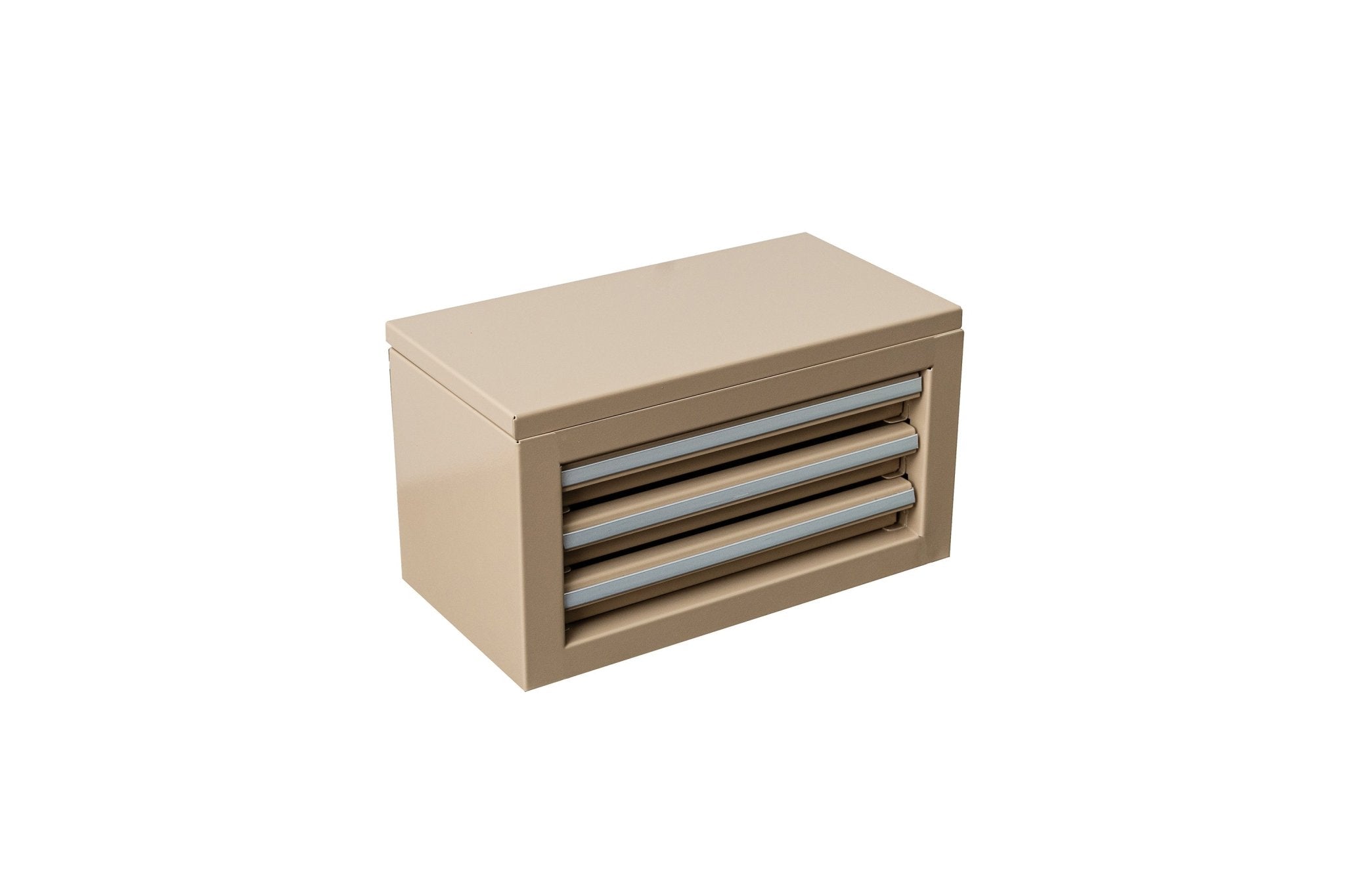 3 - Drawer Mini Tool Chest – Portable Steel Toolbox with Top Storage & PVC - Lined Drawers | Multiple Colors - with Desert Sand | Sold by Uncle Wiener's Wholesale