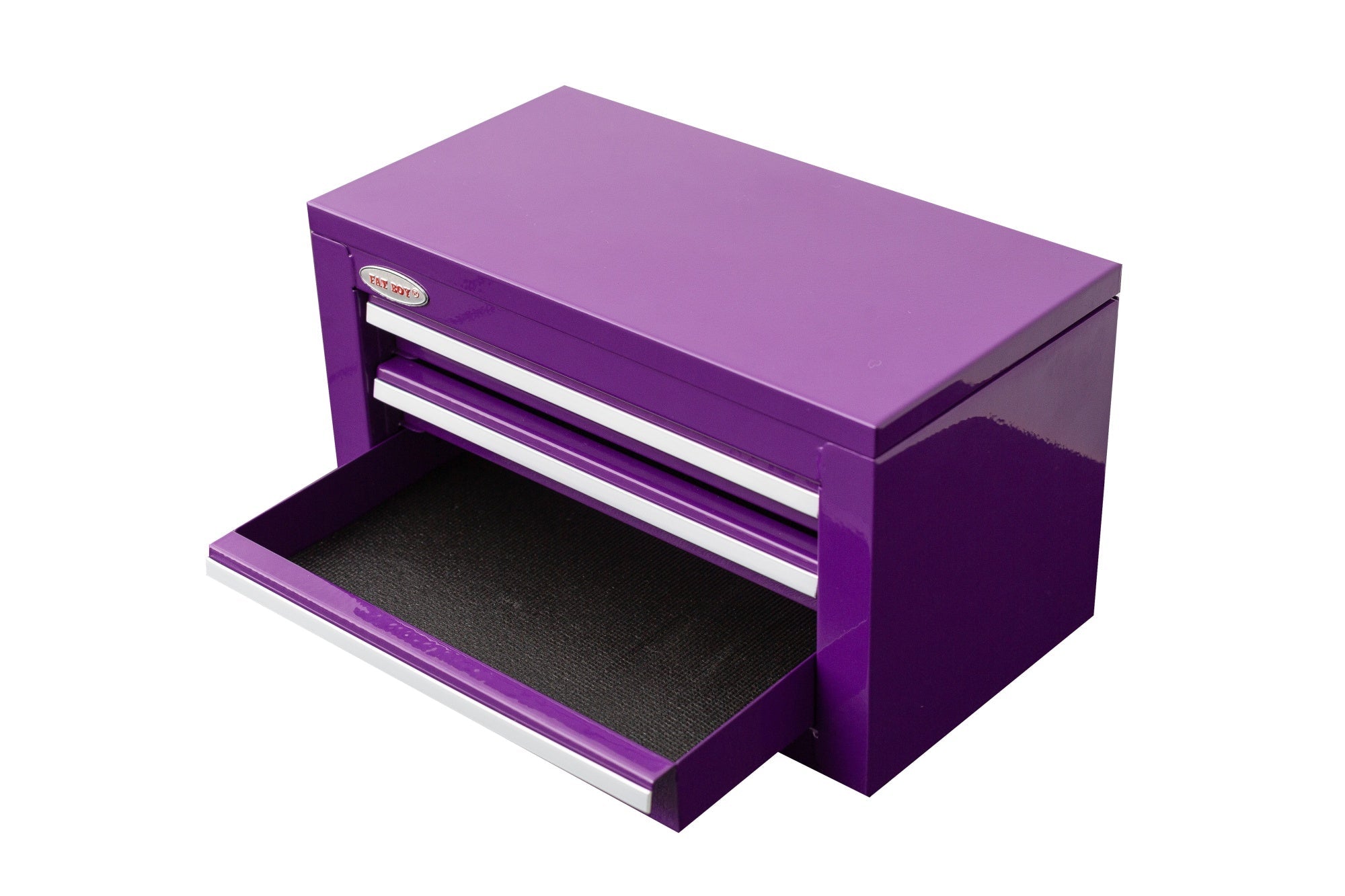 3 - Drawer Mini Tool Chest – Portable Steel Toolbox with Top Storage & PVC - Lined Drawers | Multiple Colors - Hand Tools with Purple | Sold by Uncle Wiener's Wholesale