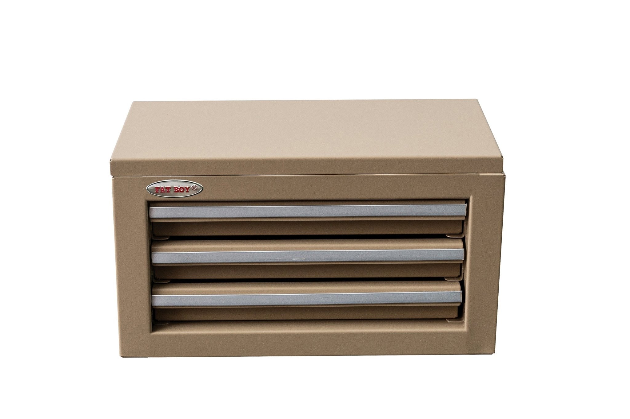 3 - Drawer Mini Tool Chest – Portable Steel Toolbox with Top Storage & PVC - Lined Drawers | Multiple Colors - with Desert Sand | Sold by Uncle Wiener's Wholesale