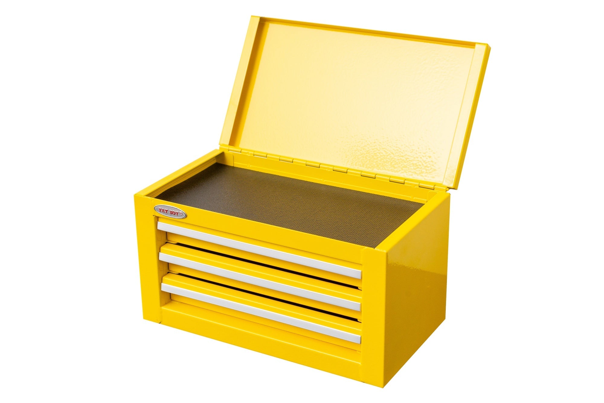 3 - Drawer Mini Tool Chest – Portable Steel Toolbox with Top Storage & PVC - Lined Drawers | Multiple Colors - Hand Tools with Yellow | Sold by Uncle Wiener's Wholesale