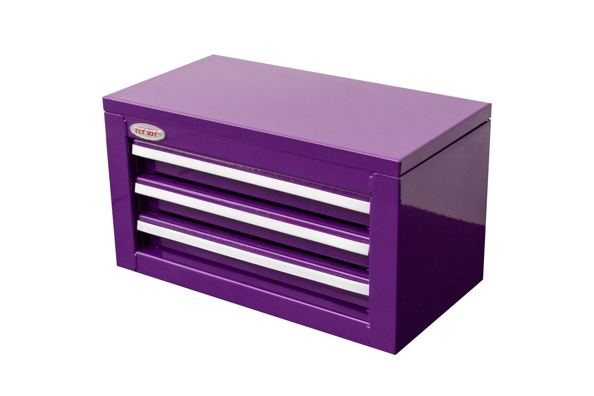 3 - Drawer Mini Tool Chest – Portable Steel Toolbox with Top Storage & PVC - Lined Drawers | Multiple Colors - Hand Tools with Purple | Sold by Uncle Wiener's Wholesale