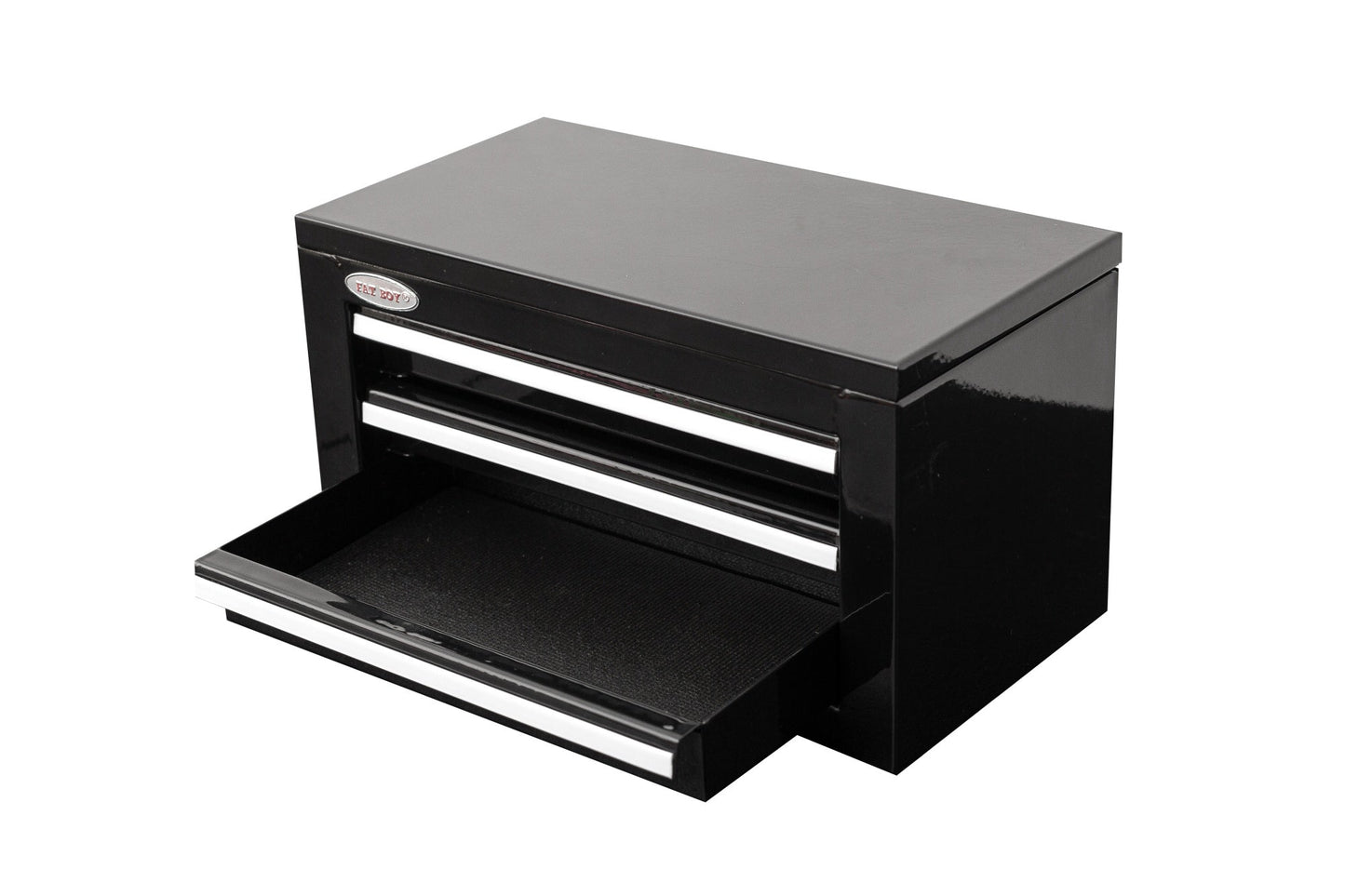 3 - Drawer Mini Tool Chest – Portable Steel Toolbox with Top Storage & PVC - Lined Drawers | Multiple Colors - Hand Tools with Black / Red | Sold by Uncle Wiener's Wholesale