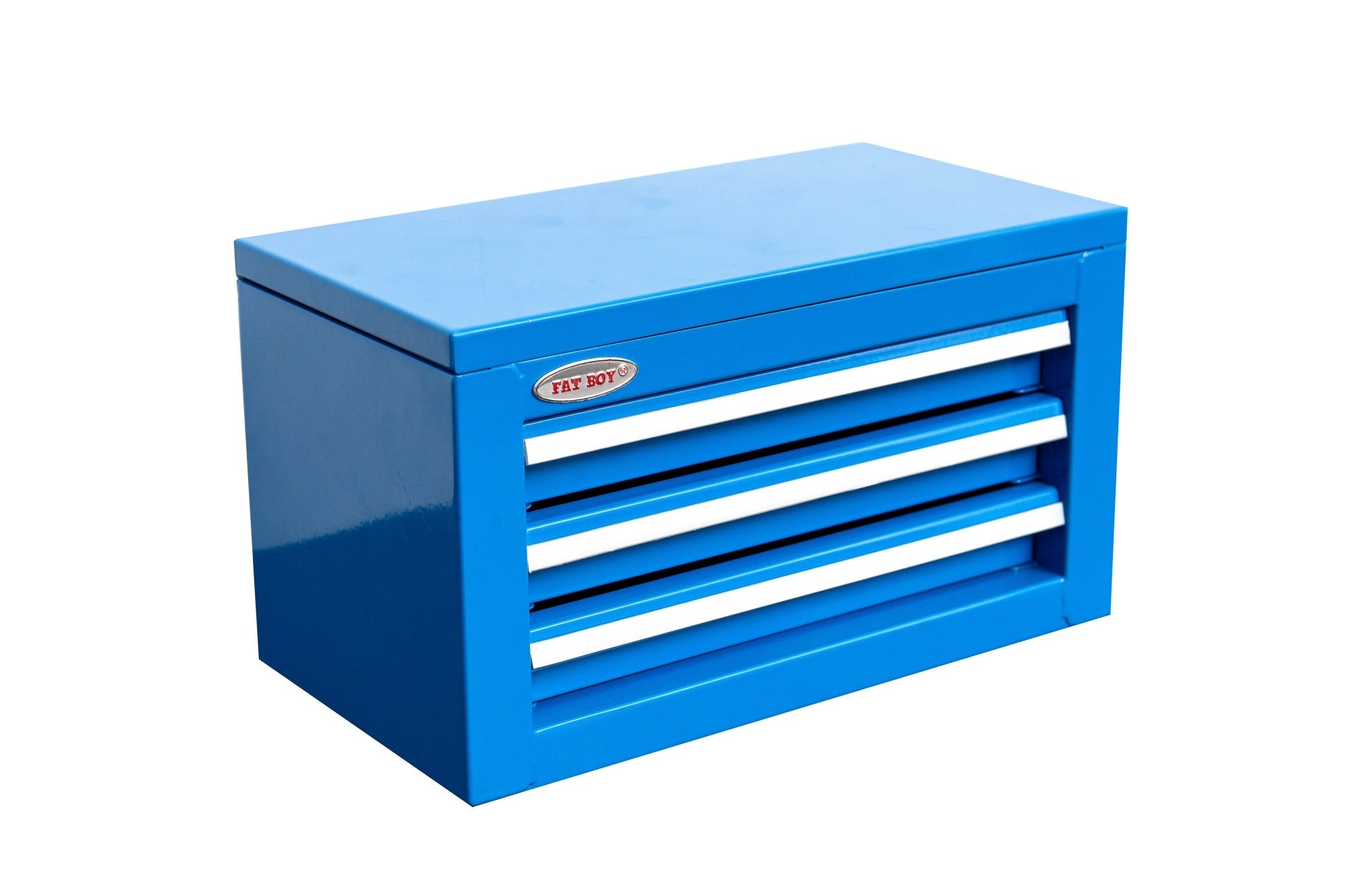 3 - Drawer Mini Tool Chest – Portable Steel Toolbox with Top Storage & PVC - Lined Drawers | Multiple Colors - Hand Tools with Blue | Sold by Uncle Wiener's Wholesale