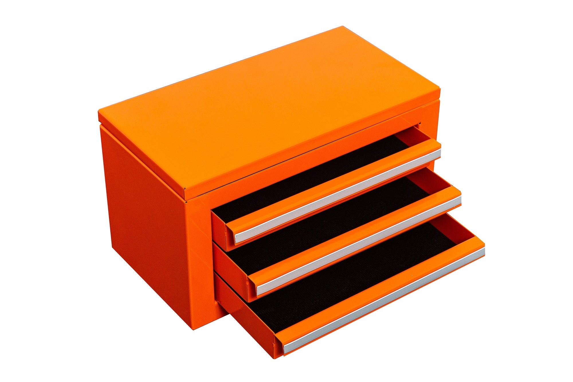 3 - Drawer Mini Tool Chest – Portable Steel Toolbox with Top Storage & PVC - Lined Drawers | Multiple Colors - with | Sold by Uncle Wiener's Wholesale