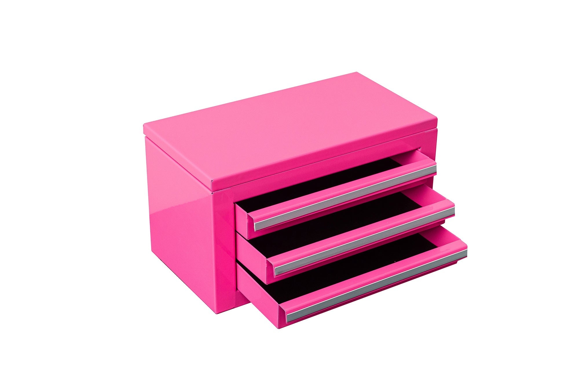 3 - Drawer Mini Tool Chest – Portable Steel Toolbox with Top Storage & PVC - Lined Drawers | Multiple Colors - with | Sold by Uncle Wiener's Wholesale