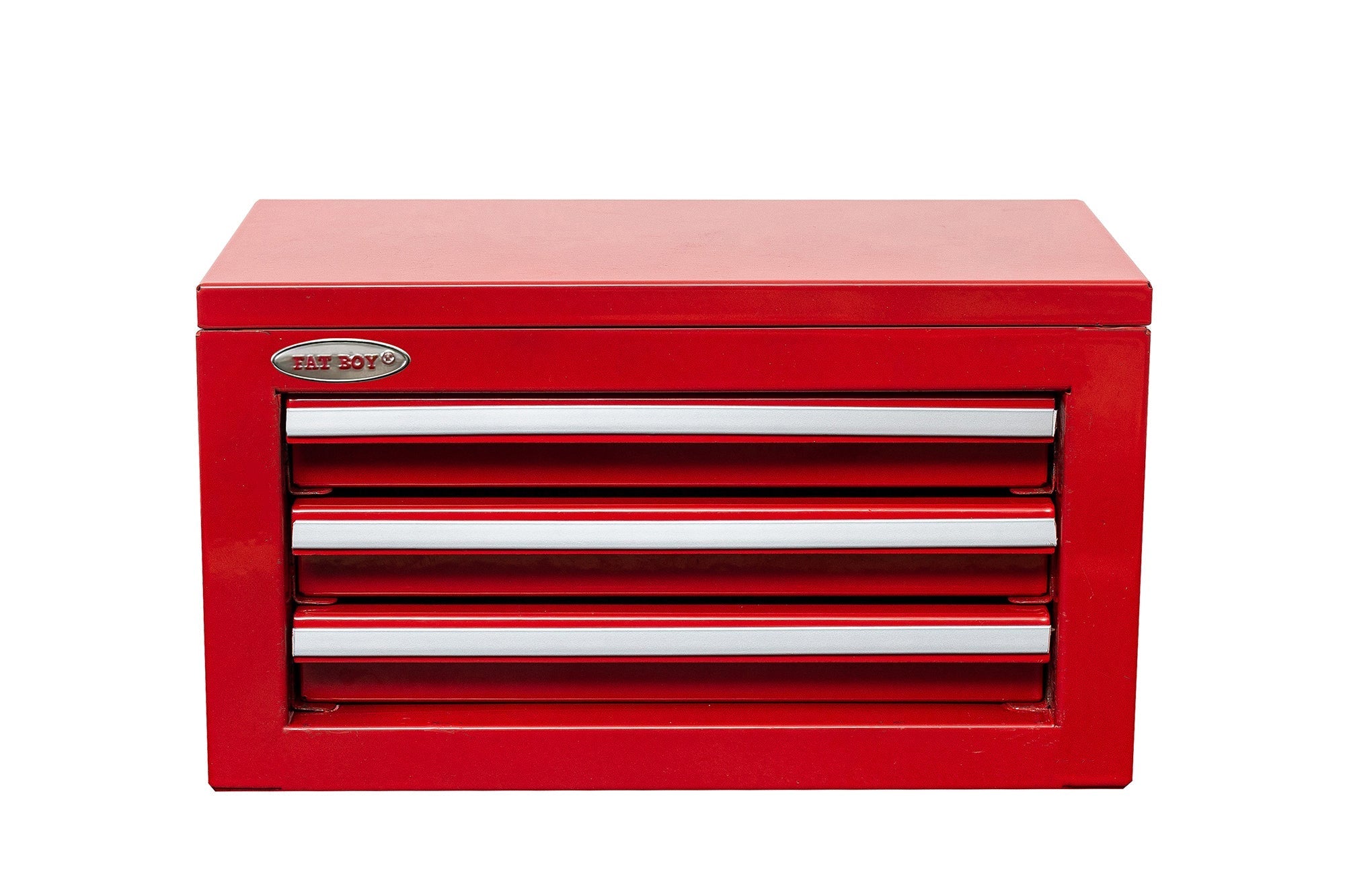 3 - Drawer Mini Tool Chest – Portable Steel Toolbox with Top Storage & PVC - Lined Drawers | Multiple Colors - with Red | Sold by Uncle Wiener's Wholesale