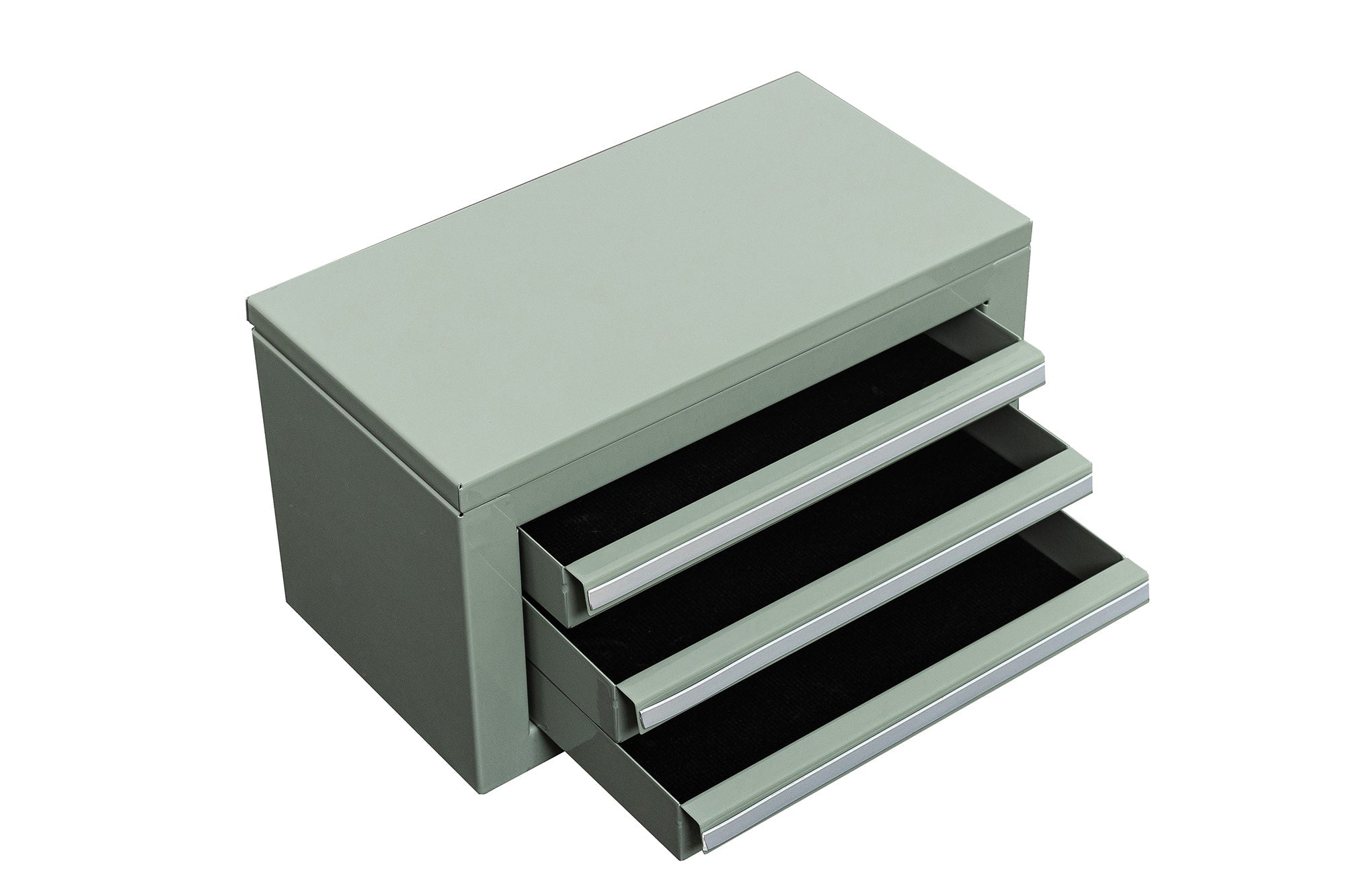 3 - Drawer Mini Tool Chest – Portable Steel Toolbox with Top Storage & PVC - Lined Drawers | Multiple Colors - with | Sold by Uncle Wiener's Wholesale