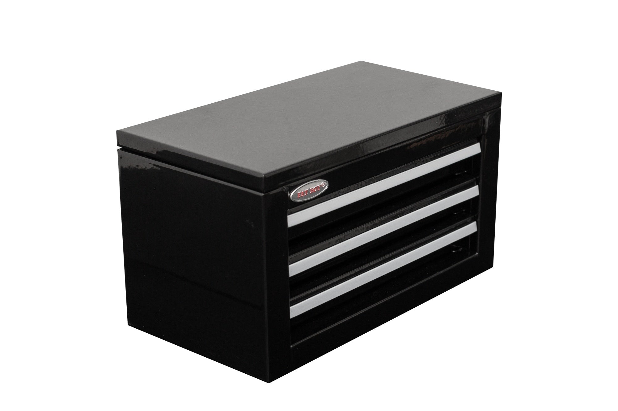 3 - Drawer Mini Tool Chest – Portable Steel Toolbox with Top Storage & PVC - Lined Drawers | Multiple Colors - Hand Tools with Black / Red | Sold by Uncle Wiener's Wholesale