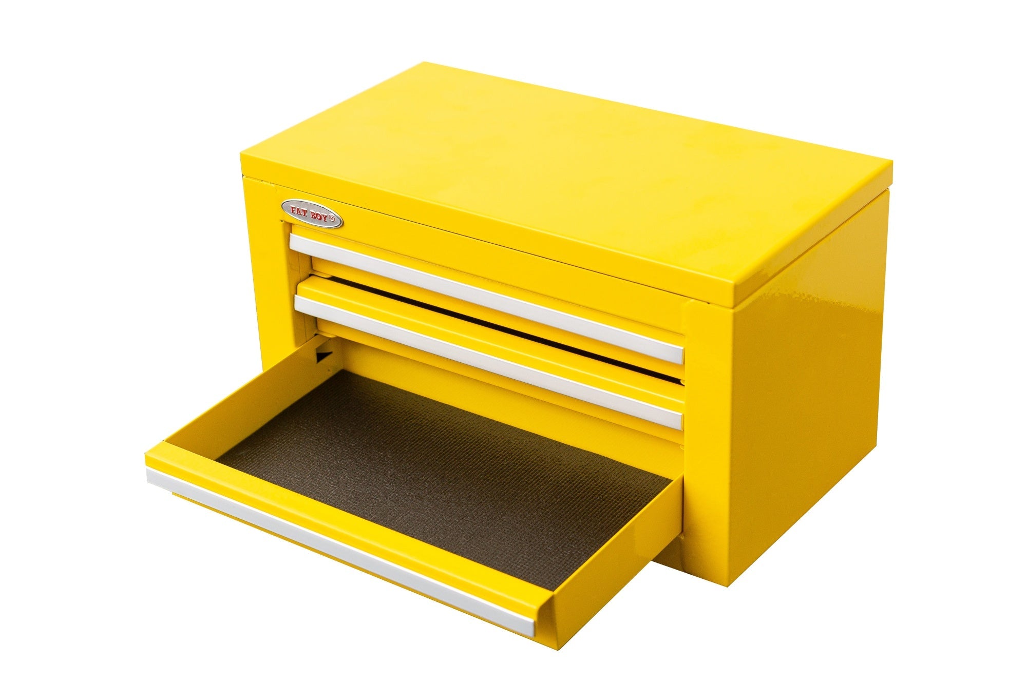 3 - Drawer Mini Tool Chest – Portable Steel Toolbox with Top Storage & PVC - Lined Drawers | Multiple Colors - Hand Tools with Yellow | Sold by Uncle Wiener's Wholesale