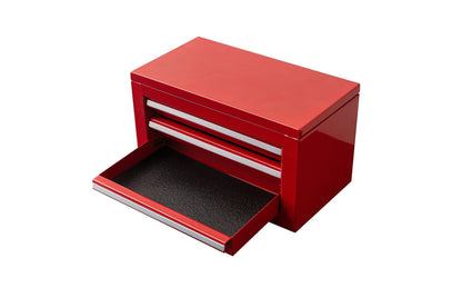 3 - Drawer Mini Tool Chest – Portable Steel Toolbox with Top Storage & PVC - Lined Drawers | Multiple Colors - with Pink | Sold by Uncle Wiener's Wholesale