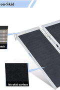 3 FT Folding Wheelchair Ramp – Portable Aluminum Mobility Ramp 1031204 - with | Sold by Uncle Wiener's Wholesale