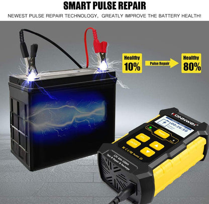 3 - in - 1 12V Battery Charger, Tester & Maintainer – KONNWEI KW510 - with | Sold by Uncle Wiener's Wholesale