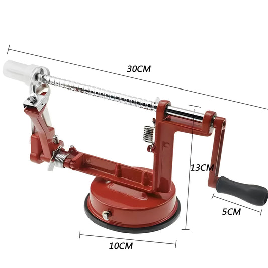 3 - in - 1 Apple & Pear Peeler Corer Slicer with Suction Base 304 Stainless Steel 17APP - General Equipment with | Sold by Uncle Wiener's Wholesale