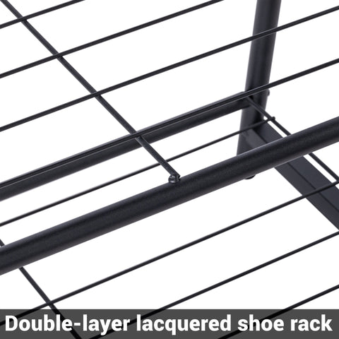 3 in 1 Industrial Coat Rack with Bench and Shoe Storage Shelf Entryway Organizer Freestanding 71 Inch AMMDR1836 - with | Sold by Uncle Wiener's Wholesale