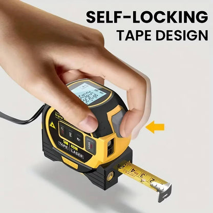 3 - in - 1 Laser Distance Meter 60 m Laser with 5 m Tape Measure 25 mm Wide 31LM605 - with | Sold by Uncle Wiener's Wholesale